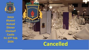 Dinner 2026 cancelled